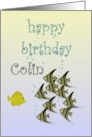 Birthday for Colin A Shoal Of Fish Sending A Bubbly Birthday Greeting card