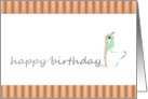 Rhythmic Gymnastics Birthday card