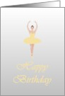 Birthday Pretty Ballerina card