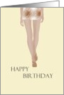 Birthday For Her Catwalk Legs card