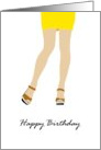 Birthday For Her Catwalk Legs card