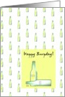 Birthday cheer, Cold beers card