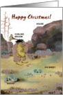 Curling Christmas, Origins of curling? card