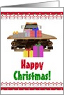 Rollback Wrecker Christmas, Mighty Heavy Presents card