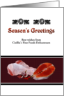 Custom Season’s Greetings Delicatessen to Customers Fine Foods card