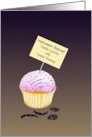 Happy Halloween Cupcake With Butter Cream Brains Frosting card