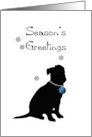 Season’s Greetings Doggy Silhouette card