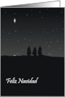 Spanish Christmas Greeting Feliz Navidad Journey Of The Three Kings card