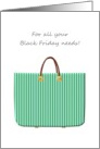 A Huge Tote Bag For All Your Black Friday Needs card