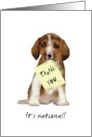 National Thank You Day Thank You from the Heart card