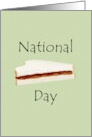 National Sandwich Day, Peanut butter jelly sandwich card