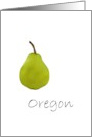 Oregon Pear State Fruit Symbol Blank card