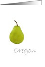 Oregon Pear State Fruit Symbol Blank card