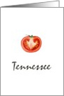 Tennessee Tomato State Fruit Symbol Blank card