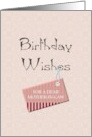 Birthday for Mother-in-Law Warm Wishes card