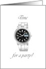 Invitation To Retirement Party Man’s Wrist Watch card