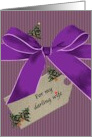 Christmas for Wife Gift Wrapped with Love card