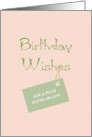 Birthday for Sister-in-Law Warm Wishes card