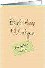 Birthday for Cousin Warm Wishes card