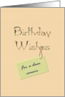 Birthday for Cousin Warm Wishes card