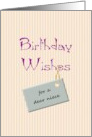 Birthday for Niece Warm Wishes card