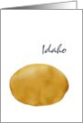 Idaho Potato State Vegetable Blank card