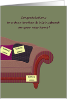 New Home Congratulations For Brother And Husband card