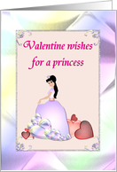 Princess Valentine young girl card