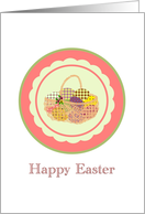 Easter Basket of Dyed Eggs card