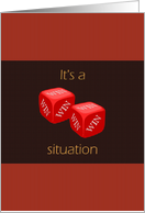 Encouragement Don’t Give Up It’s A Win Win Situation card