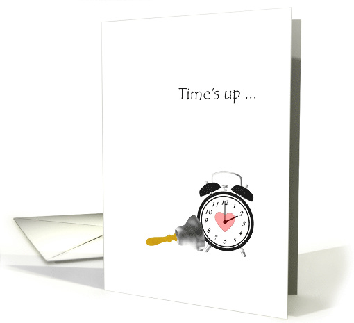 Valentine's Day Greeting For Therapist Alarm Clock And Bell card