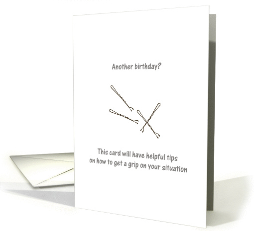 Birthday, Hair grips card (1044935)