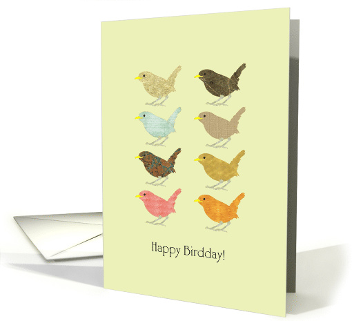 Birthday For Bird Lovers Happy Birdday Cute Birds card (1046379)