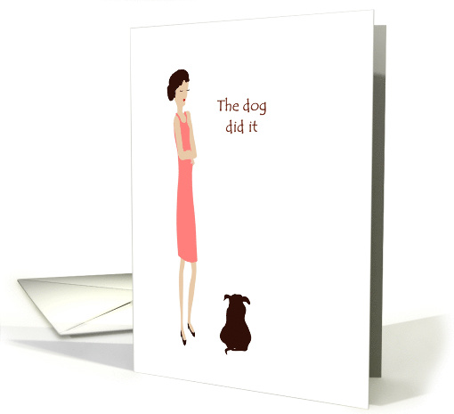 Birthday for Mom Thanks for Believing in Me Mom and Pet Dog card