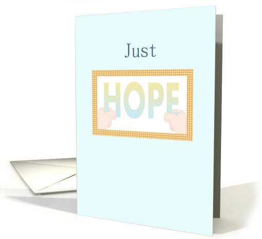 Hold On To Hope Encouragement card (1053441)