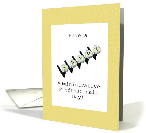 Administrative Professionals Day Secretary Typewriter... (1054419)