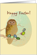 Happy Easter Easter Owl card