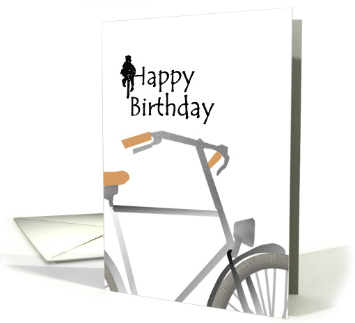 Birthday Love Of Cycling Cyclist And Bicycle card (1059879)