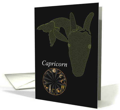 Capricorn Zodiac Star Sign Blank card (1064915)