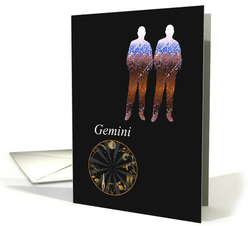Gemini Zodiac Star Sign Blank card (1064917)