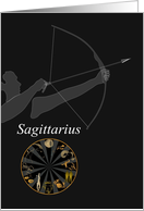Sagittarius Zodiac Star Sign Blank card