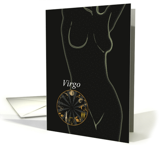 Virgo Zodiac Star Sign Blank card (1064933)