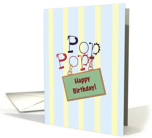Birthday for Pop Pop Sweet and Simple Greeting card (1069949)