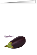 Sketch Of An Eggplant Blank card