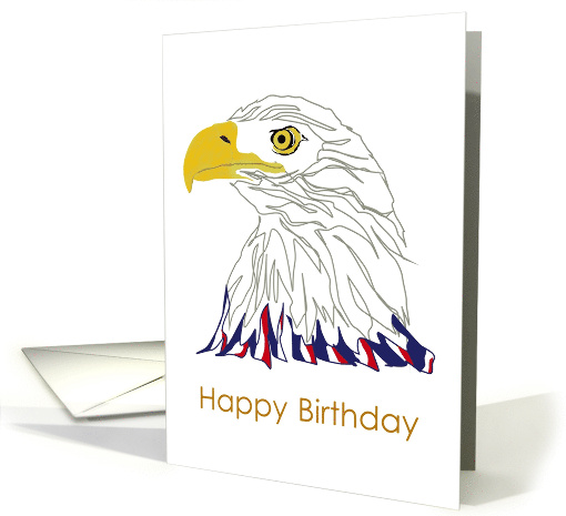 Birthday Profile Of An Eagle card (1101804)