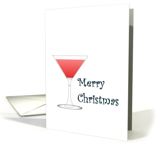 Christmas Cheer Cosmopolitan Cocktail card (1109052)