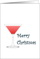 Christmas Cheer Cosmopolitan Cocktail card