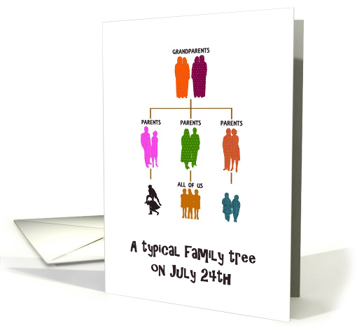 Cousins Day and a Typical Family Tree card (1143386)