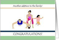 Pregnancy Congratulations Cross Fit Family card