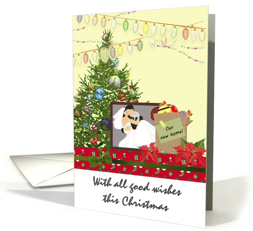 Christmas Greetings From Newlyweds in New Home card (1193606)